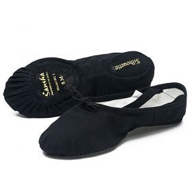 Canvas Ballet Shoes in Girls / Boys / Adults - Black