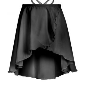 Girls/Adults Wrap Ballet Skirt  - Black / Pink