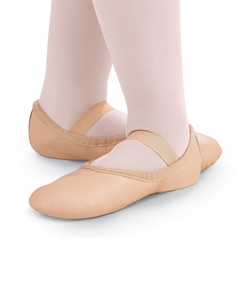 Leather Ballet Shoes in PINK for Girls Fitness & Fairies Dancewear